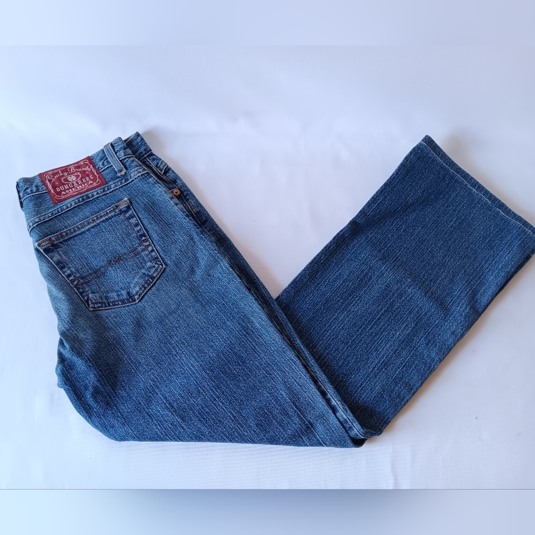 Lucky Brand Womens Blue Straight Leg Denim Jeans Size 0628